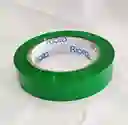 Cinta Adhesiva Identificacion Verde 24mm X 100m Plastica