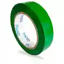 Cinta Adhesiva Identificacion Verde 24mm X 100m Plastica