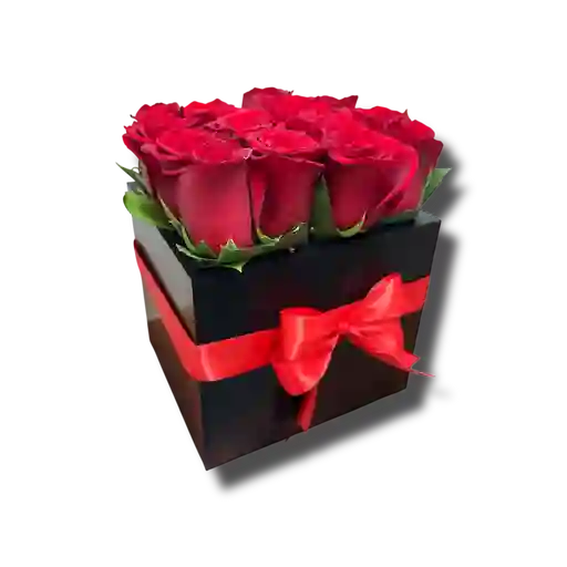 Cubo De Rosas X 16 - Flores En Cali