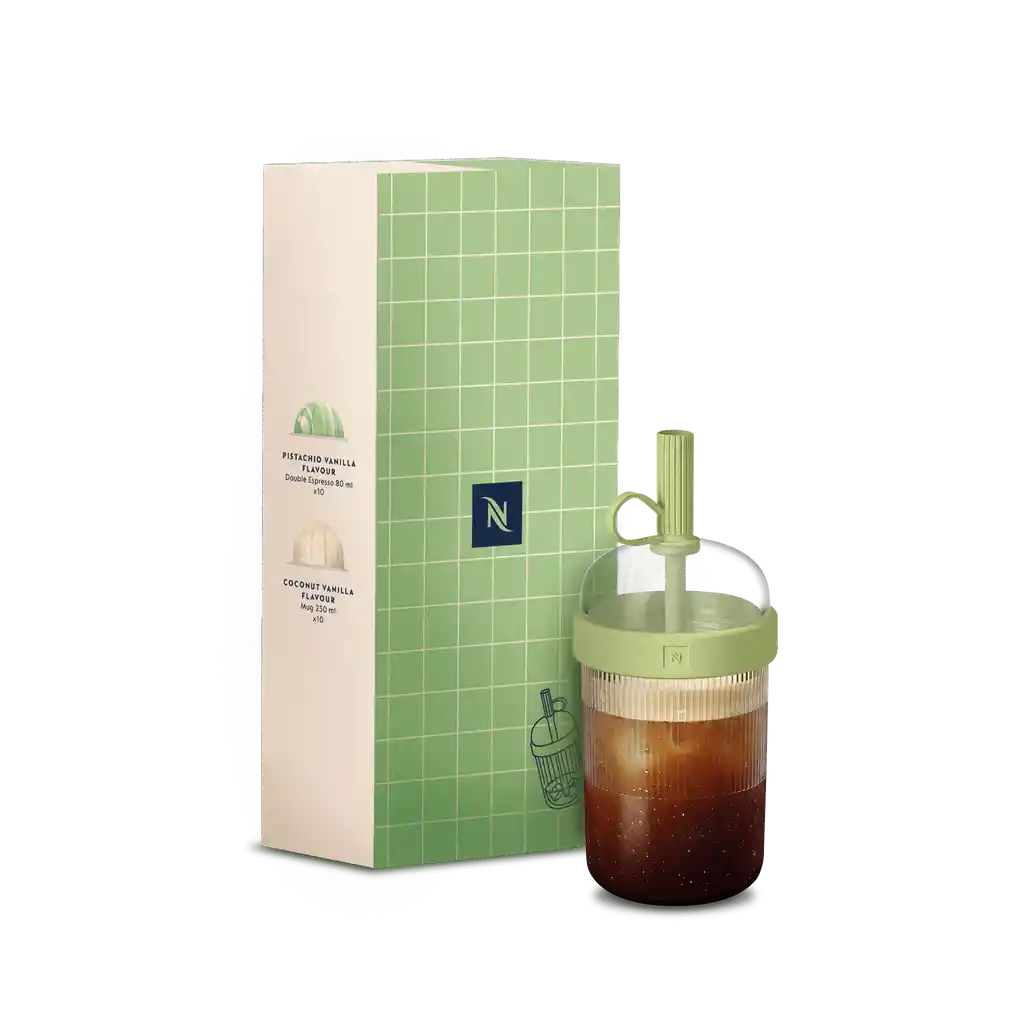 Kit Tumbler Café Nespresso X 20 Cápsulas Vertuo