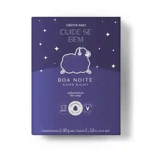Jabón En Barra Dúo Boa Noite 2x80g Cbem
