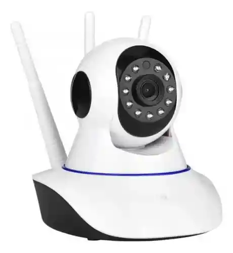 Cámara De Seguridad Robótica Wifi 360 Con 3 Antenas