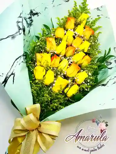 Bouquet De Rosa Acostado