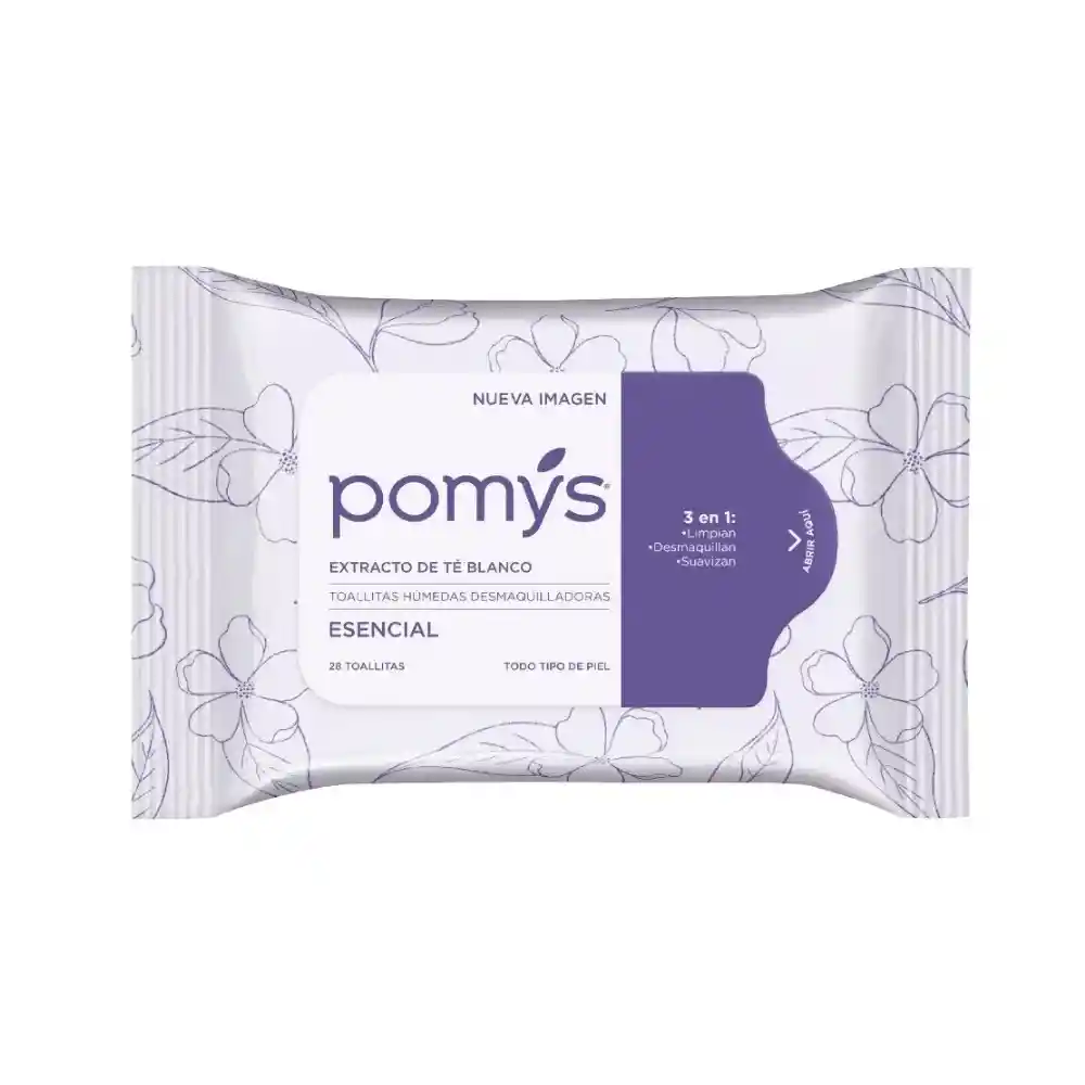 Tuallitas Desmaquillaje Pomys