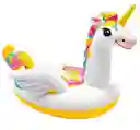 Flotador Lancha Inflable Unicornio Intex