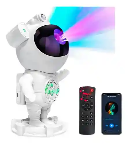 Parlante Proyector De Galaxias Astronauta 2024 Innovador