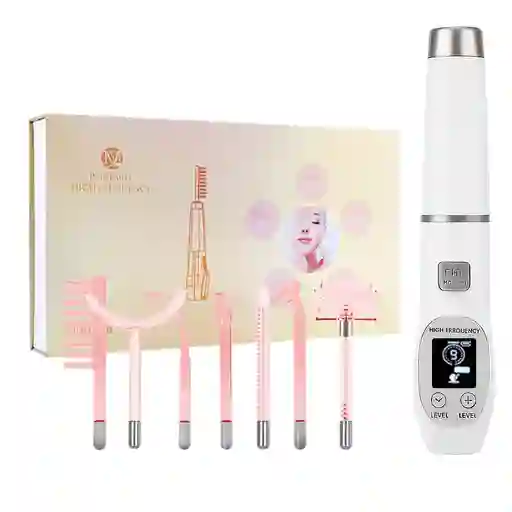 Máquina Facial Portátil 7 En 1 Alta Frecuencia Profesional 08b