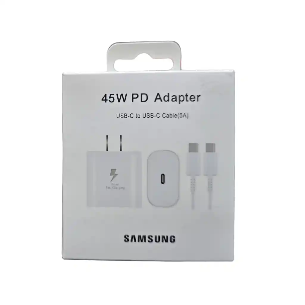 Cargador Cable 5a Ultra Fast 45w Pd Blanco Samsung Original