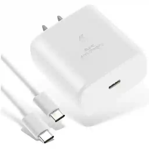 Cargador Cable 5a Ultra Fast 45w Pd Blanco Samsung Original