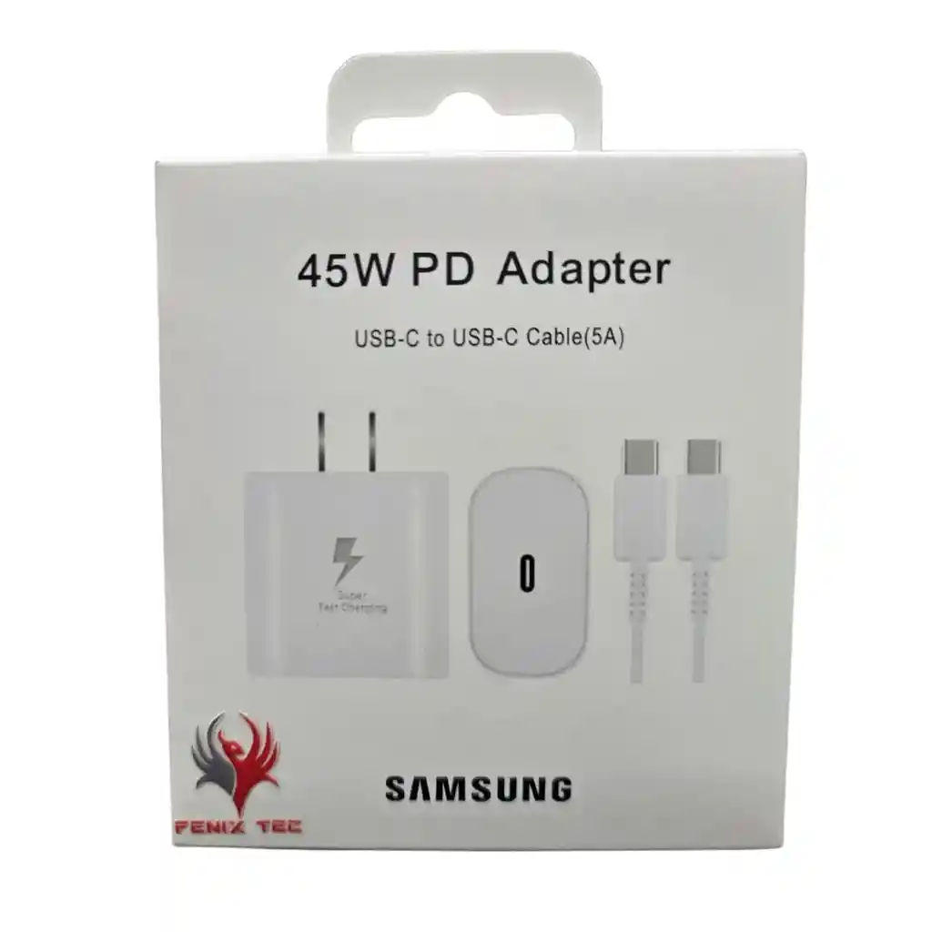 Cargador Cable 5a Ultra Fast 45w Pd Blanco Samsung Original