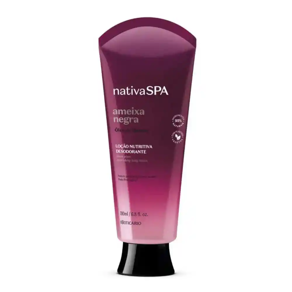 Loção Corporal Boticário Nativa Spa Ameixa Negra 200ml