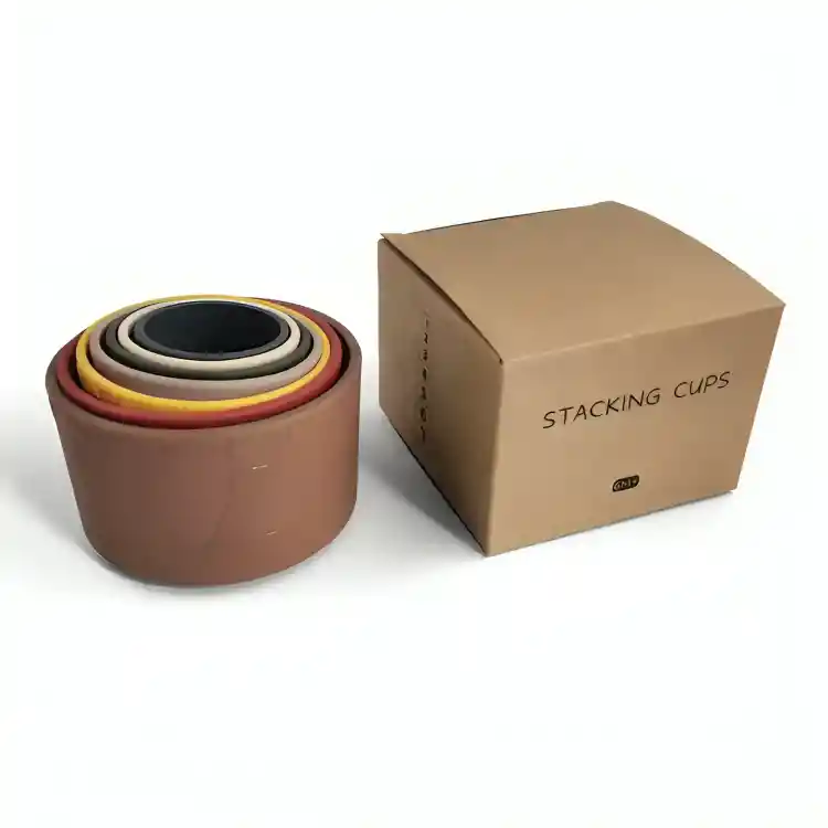 Jueguete Apilable De Silicona Para Bañera