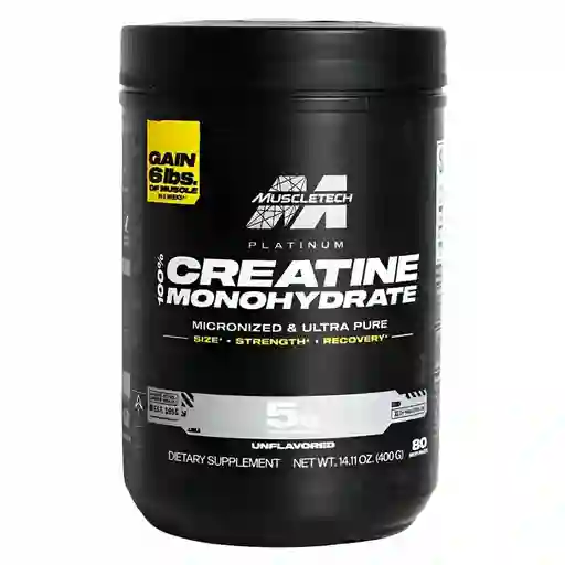 Platinum 100% Creatine Muscletech 400 Gr