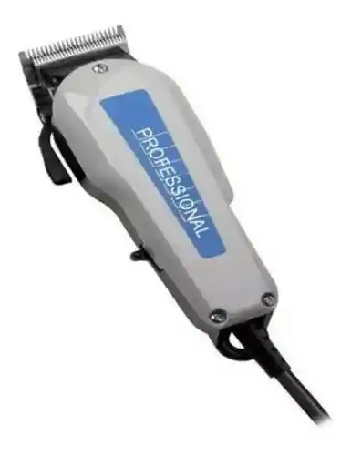 Maquina Peluquería Profesional + Kit 9 Piezas Corte De Cabello Gris