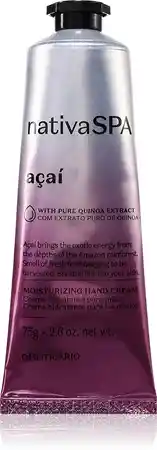 Crema Hidratante Para Manos Corporal Acai 75g Nativa Spa