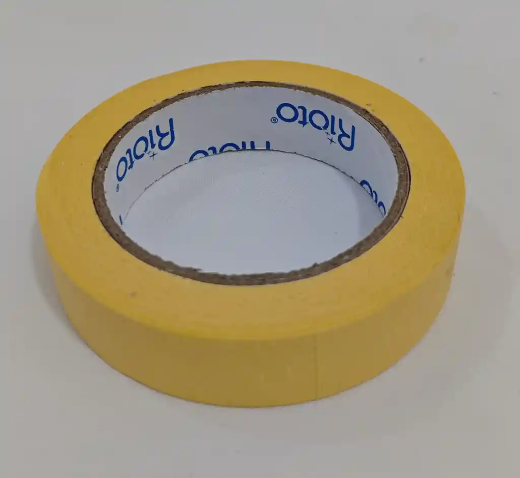 Cinta Enmascarar Amarilla Decorativa 24mm 40mts
