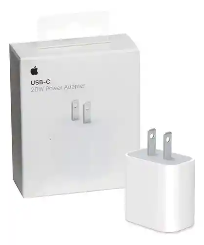 Cargador Apple 20w Tipo C Power Adapter (sin Cable)