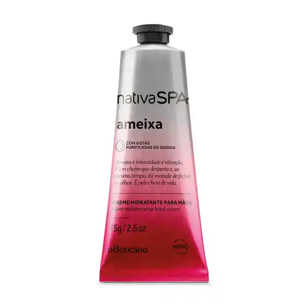 Crema De Manos Hidratante Para Manos Ameixa 75g Nativa Spa