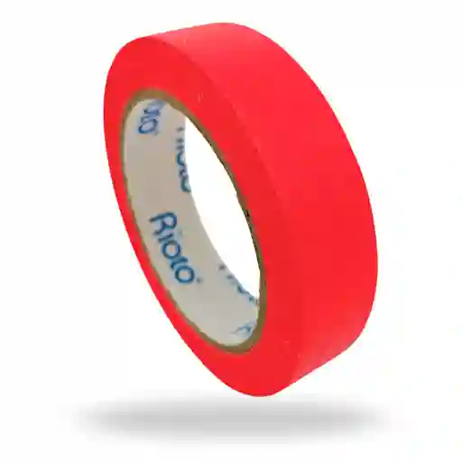 Cinta Enmascarar Roja Decorativa 24mm 40mt