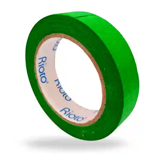 Cinta Enmascarar Verde Decorativa 24mm 40mt
