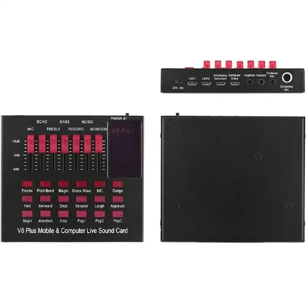 Tarjeta De Sonido V8 Plus