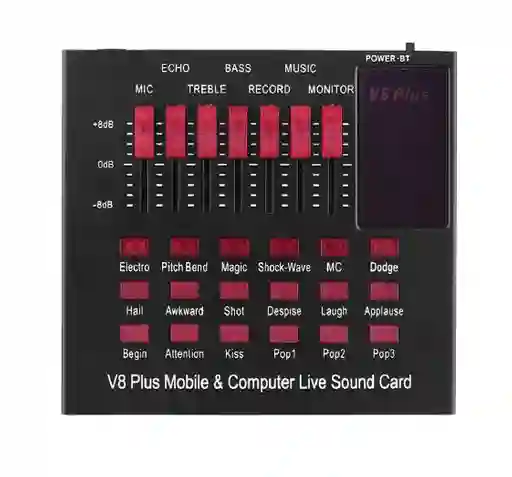Tarjeta De Sonido V8 Plus