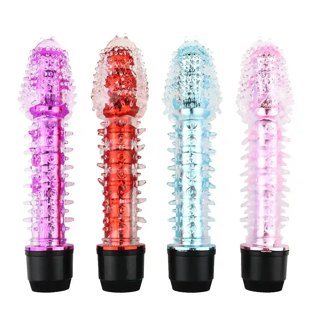 Vibrador Consolador 17cm Pilot Puntos Texturizado Dildo Con Textura