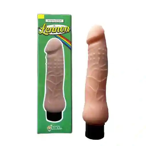 Vibrador Lennon 20cm Dildo Consolador Realista Silicona Suave Delicioso Estimulador