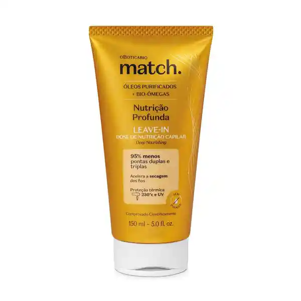 Crema Para Peinar Cabellos Finos Fuente De Nutrición, 150 Ml Match