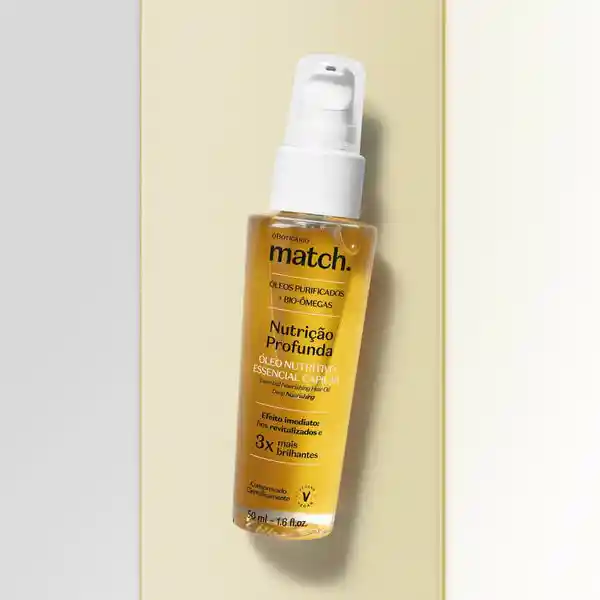 Óleo Capilar Cabello Seco, Opaco O Desnutrido 50 Ml Match