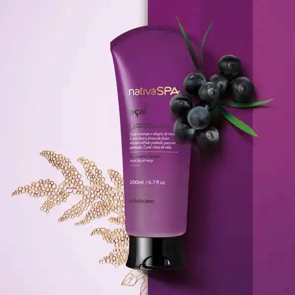 Jabón Liquido Corporal Acai 200ml Nspa