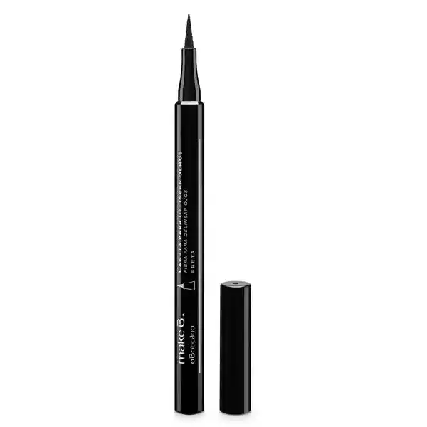 Make B. Plumon Delineador Para Ojos Punta Fina Negro 1,2ml