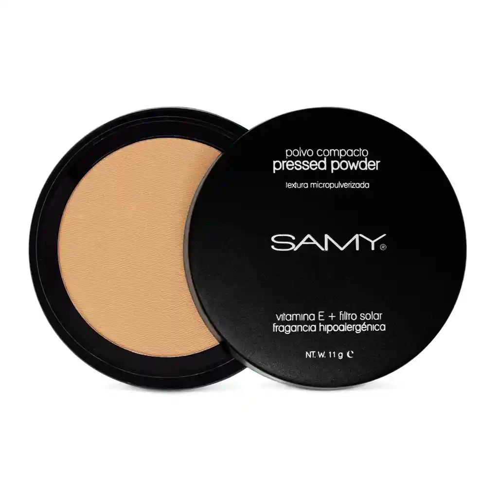 	 Polvo Compacto Samy - Tono 04 Almendra