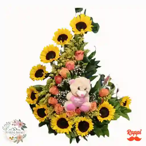 Abrazo De Sol Y Amor Con Peluche - ¡encarga Mínimo Con 1 Dia De Mancipación!