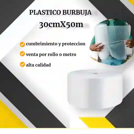 Plastico Burbuja 30cmx50m -empaque