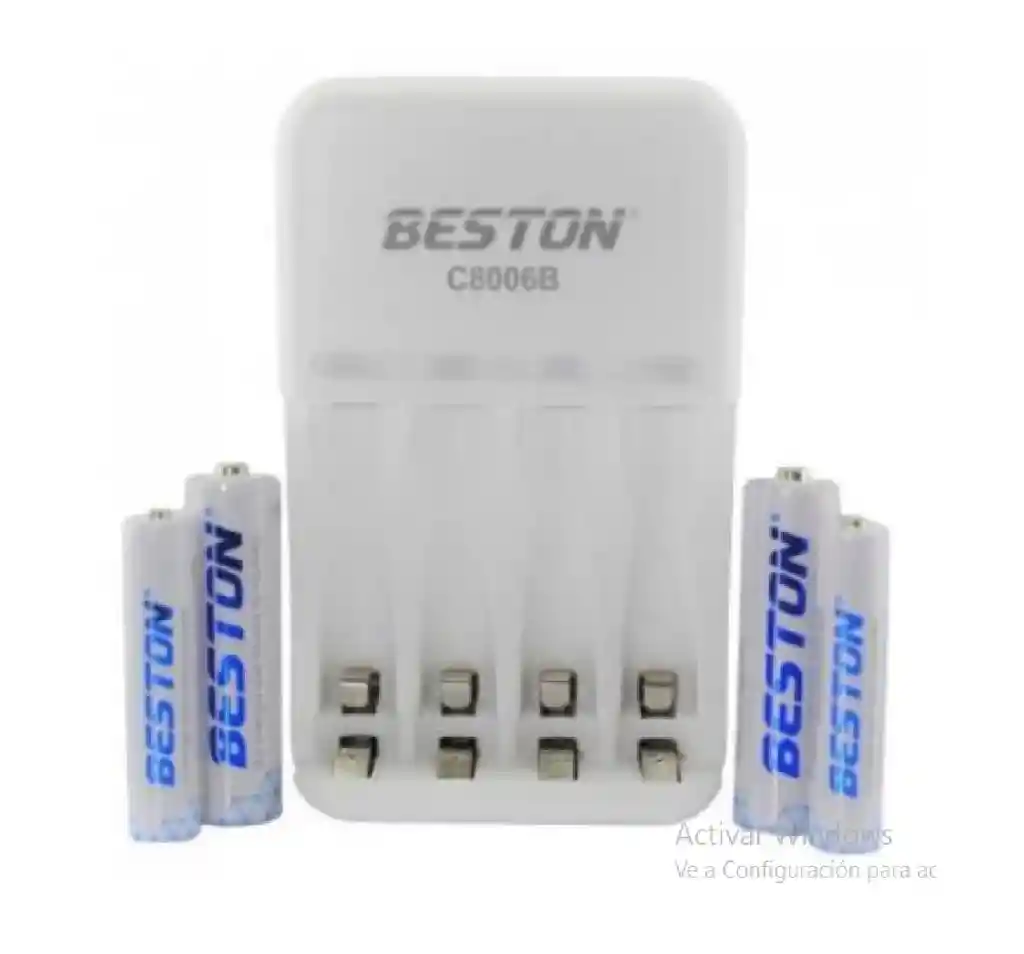 Cargador De Pilas Beston C8006b Mixto Aa/aaa
