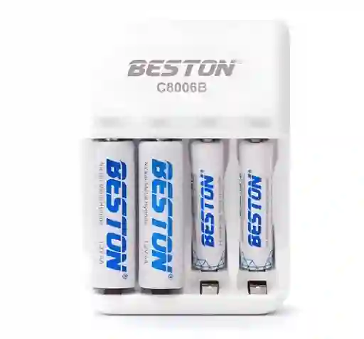 Cargador De Pilas Beston C8006b Mixto Aa/aaa