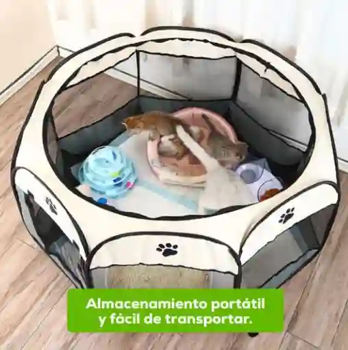 Corral Plegable Para Mascotas Pequeño Talla S