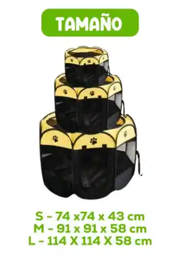 Corral Plegable Para Mascotas Pequeño Talla S