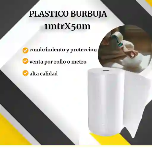 Plastico Burbuja 1mx50m-empaque