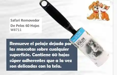 Removedor De Pelos X 60 Hojas