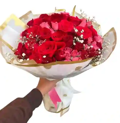 Flores Bouquet 50 Rosas