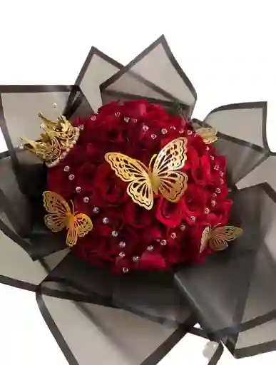 Flores Bouquer 100 Rosas
