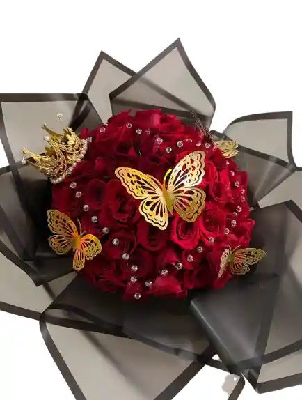 Flores Bouquer 100 Rosas