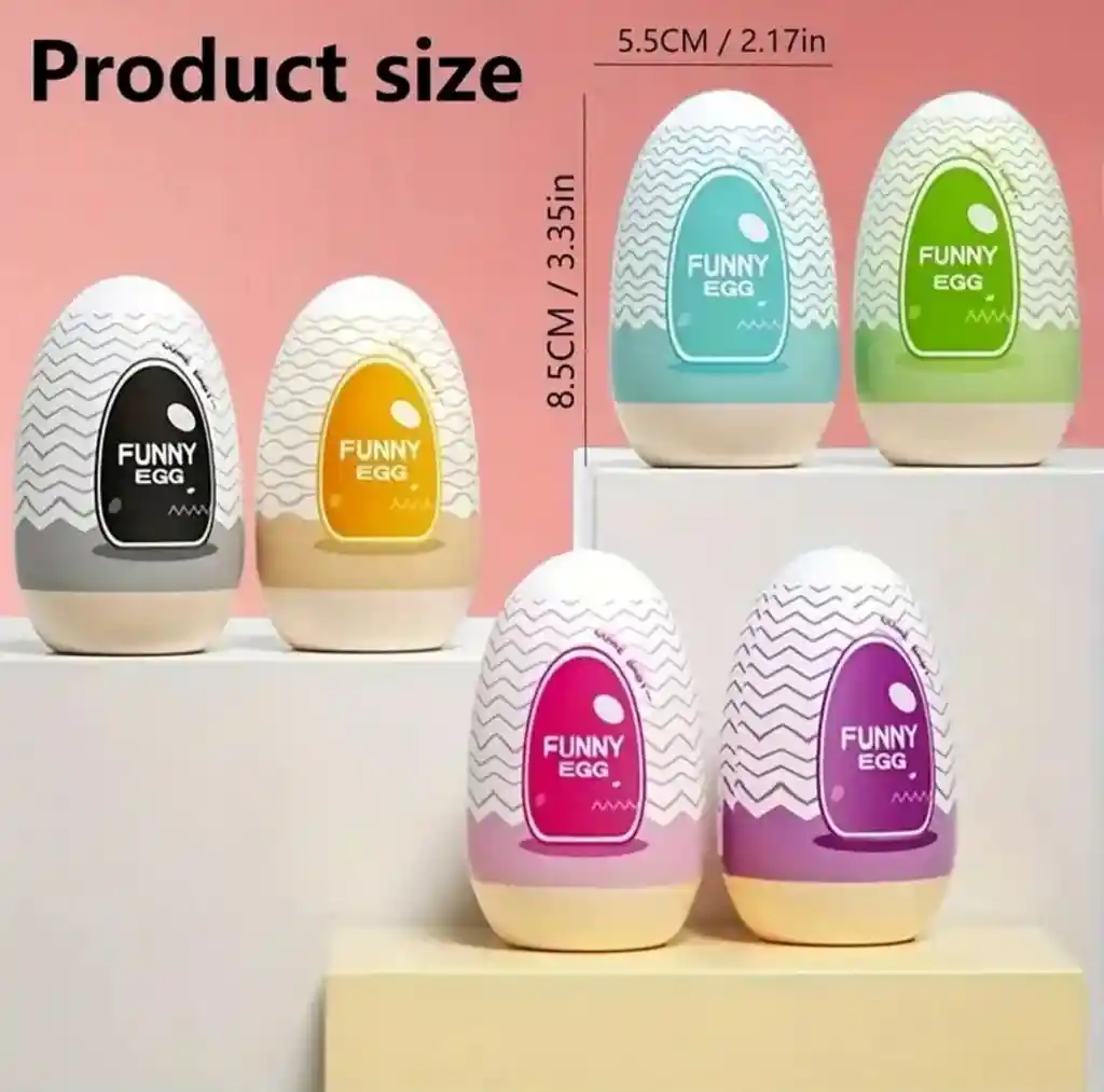 Huevo Masturbador Funny Egg Suave Delicioso Masturba Eyaculación Mini Huevo De Masturbación Masculino