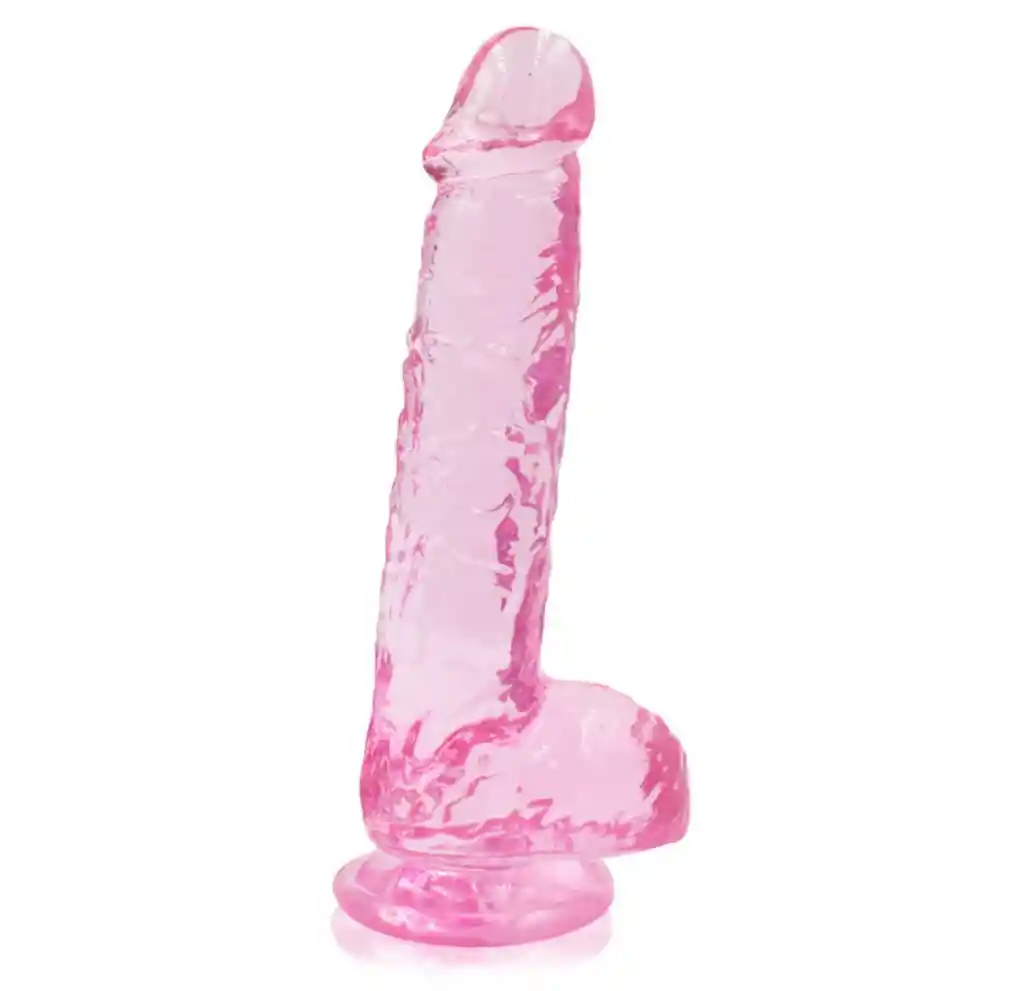 Dildo Consolador 15cm Pink Alvin Realista Masturbador Rosa Con Ventosa Suave Vaginal Anal Lgbtiq Más Placer