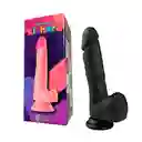 Dildo Consolador 20cm Black Realista Masturbador Richard Con Ventosa Silicona Suave Lgbtiq Ano Vagina Más Placer