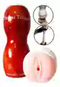 Masturbador Masculino Vagina Pulsing Temptation Taza Masturbadora Discreto Con Vagina Realista De Silicona Texturizada Eyaculación Masculina
