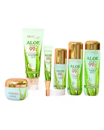 Kit De Lujo Aloe Vera 99% - 6 Productos Bioaqua
