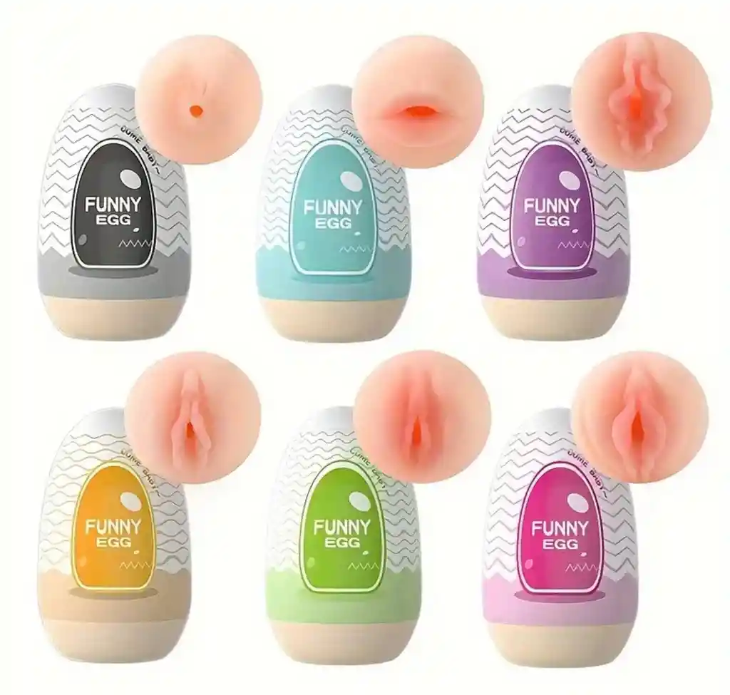 Huevo Pene Funny Egg Suave Delicioso Masturba Eyaculación Mini Huevo De Masturbación Y Masajeador Masculino